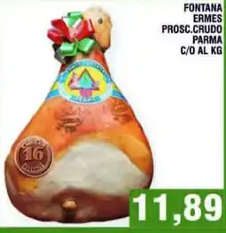Bitar Prosciutto crudo Parma Fontana Ermes offerta
