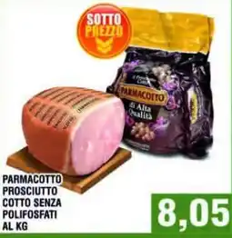 Bitar Parmacotto prosciutto cotto senza polifosfati offerta
