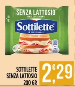 Supermercato Pollio Sottilette senza lattosio offerta