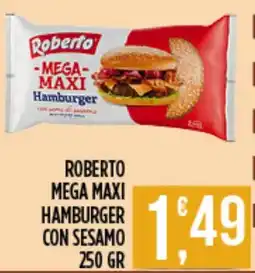 Supermercato Pollio Roberto Mega Maxi Hamburger con sesamo offerta