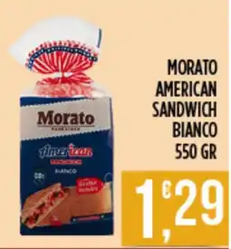 Supermercato Pollio Morato American Sandwich Bianco offerta