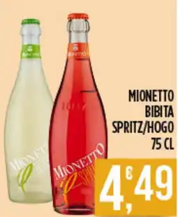 Supermercato Pollio Mionetto bibita spritz/hogo offerta