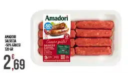Supermercato Pollio Amadori Salsiccia offerta