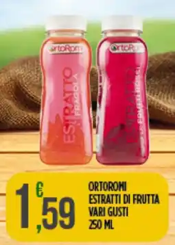 Supermercato Pollio OrtoRomi estratti di frutta offerta