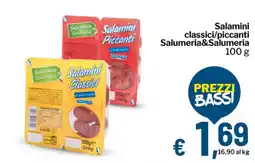 Qui Discount Salamini Classici Salumeria&Salumeria offerta