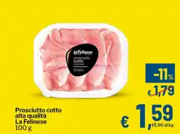 Qui Discount Prosciutto cotto La Felinese offerta