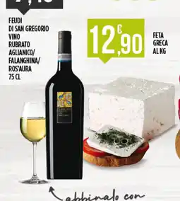 Supermercato Pollio Feudi di San Gregorio Vino Rubrato offerta