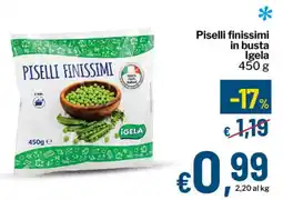 Qui Discount Piselli finissimi Igela offerta