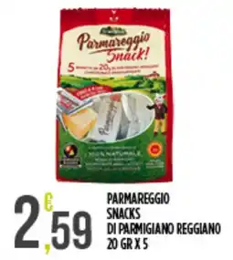 Supermercato Pollio Parmareggio Snack! offerta