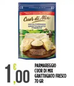 Supermercato Pollio Parmareggio cuor di mix grattugiato fresco offerta
