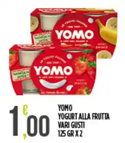 Supermercato Pollio Yomo yogurt alla frutta offerta