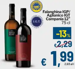 Qui Discount Falanghina IGP/Aglianico IGT Campania 12° offerta