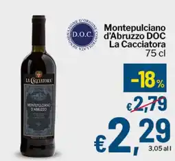 Qui Discount Montepulciano d'Abruzzo DOC La Cacciatora offerta