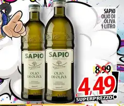 Il Genio Supermercato Sapio olio di oliva offerta