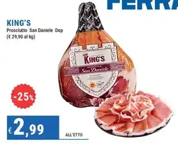DiMeglio Prosciutto San Daniele Dop King's offerta