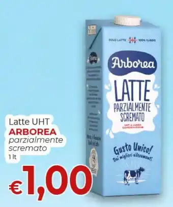 Latte UHT Arborea parzialmente scremato