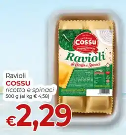 Maxi Nonna Isa Ravioli COSSU ricotta e spinaci offerta