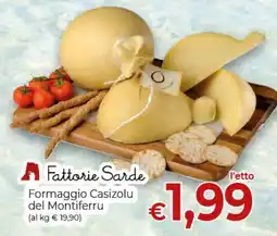 Maxi Nonna Isa Fattorie Sarde Formaggio Casizolu del Montiferru offerta