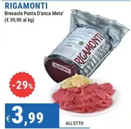 DiMeglio Bresaola Punta D'anca Meta' Rigamonti offerta