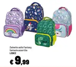 Iper La Grande Zainetto asilo Fantasy, fantasie assortite LEBEZ offerta