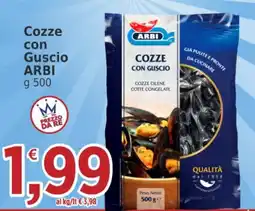 Market Ingross Cozze con Guscio ARBI offerta