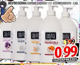 Il Genio Supermercato Neutro derma sapone liquido offerta