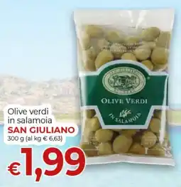 Maxi Nonna Isa Olive verdi in salamoia SAN GIULIANO offerta