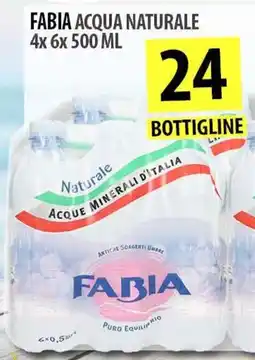 Il Genio Supermercato Fabia acqua naturale offerta