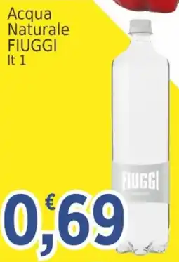 Market Ingross Acqua Naturale Fiuggi offerta