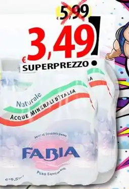 Il Genio Supermercato Acque Minerali d'Italia Naturale Fabia offerta