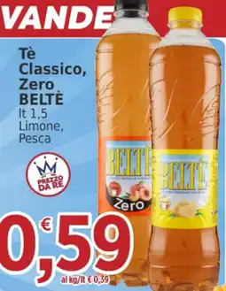 Market Ingross Tè Classico Zero Beltè offerta
