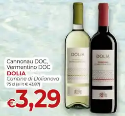 Maxi Nonna Isa Cannonau DOC, Vermentino DOC DOLIA Cantine di Dolianova offerta