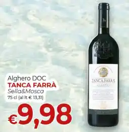 Maxi Nonna Isa Alghero DOC Tanca Farrà Sella&Mosca offerta