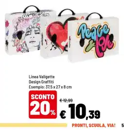 Iper La Grande Linea Valigette Design Graffiti offerta