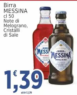 Market Ingross Birra Messina Note di Melograno, Cristalli di Sale offerta