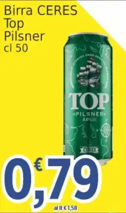 Market Ingross Birra Ceres Top Pilsner offerta