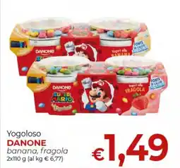 Maxi Nonna Isa Yogoloso DANONE banana, fragola offerta