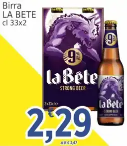 Market Ingross la Bete strong beer offerta