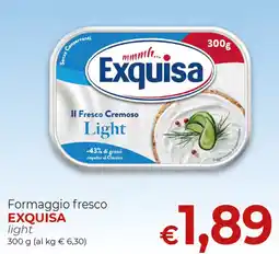 Maxi Nonna Isa Formaggio fresco Exquisa light offerta