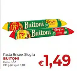 Maxi Nonna Isa Pasta Brisée, Sfoglia Buitoni rotonda offerta