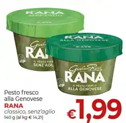 Maxi Nonna Isa Pesto fresco alla Genovese RANA classico, senz'aglio offerta