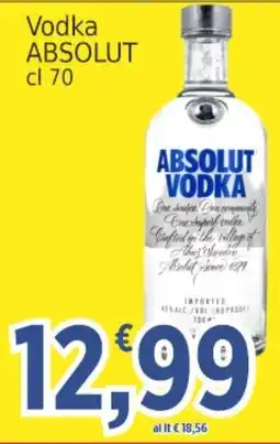 Market Ingross Vodka ABSOLUT offerta