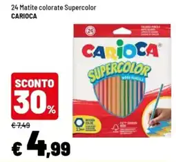 Iper La Grande Matite colorate Supercolor Carioca offerta