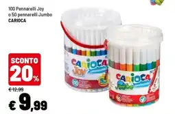 Iper La Grande Pennarelli Joy o pennarelli Jumbo Carioca offerta