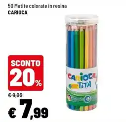 Iper La Grande Matite colorate in resina Carioca offerta