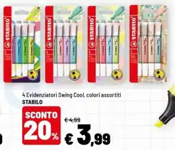 Iper La Grande Evidenziatori Swing Cool STABILO offerta