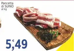 Market Ingross Pancetta di SUINO offerta