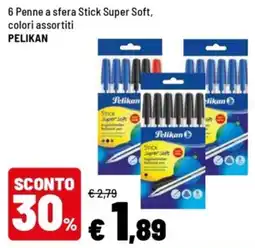 Iper La Grande Penne a sfera Stick Super Soft offerta