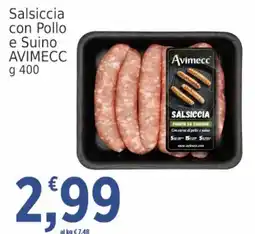 Market Ingross Salsiccia con Pollo e Suino Avimecc offerta