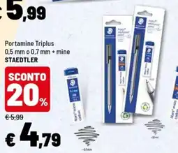 Iper La Grande Portamine Triplus STAEDTLER offerta